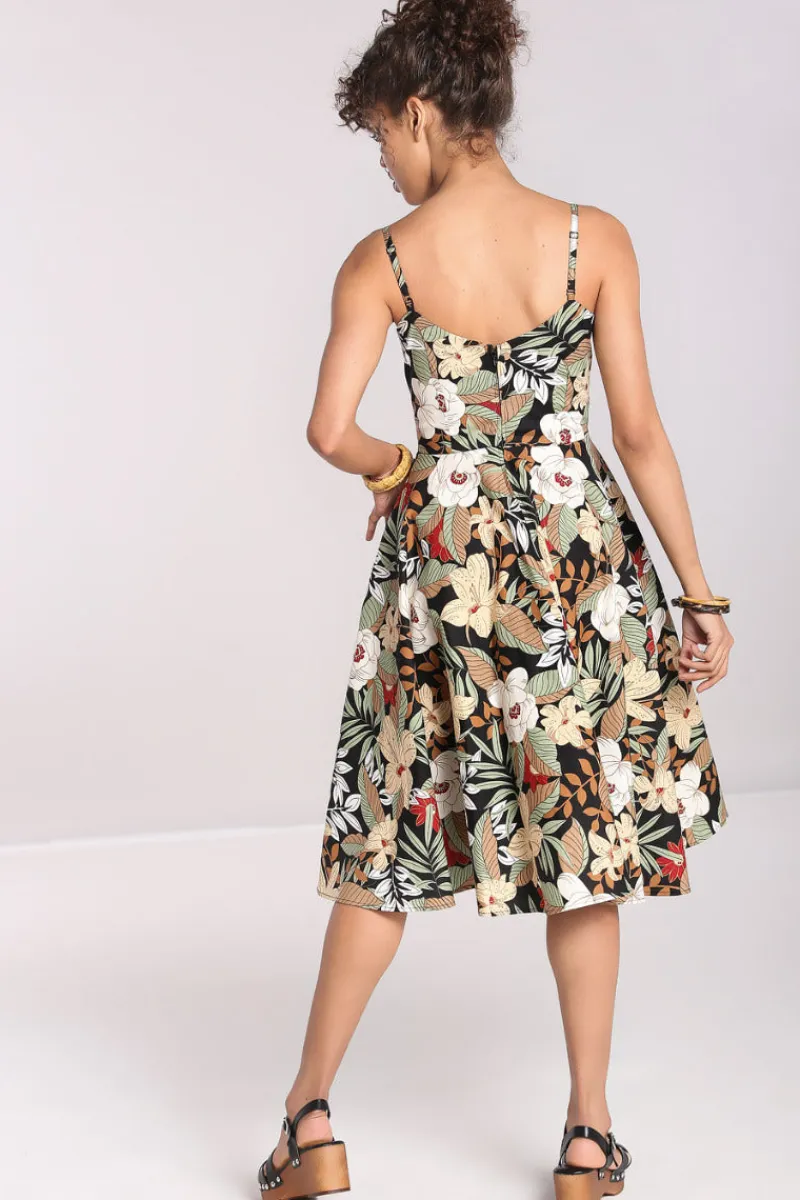 Hell Bunny Adelaida Dress Black Hot