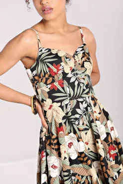 Hell Bunny Adelaida Dress Black Hot