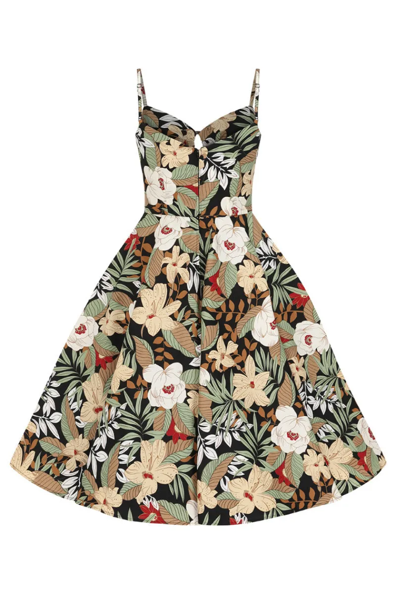 Hell Bunny Adelaida Dress Black Hot