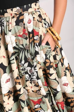 Hell Bunny Adelaida Skirt Black Outlet