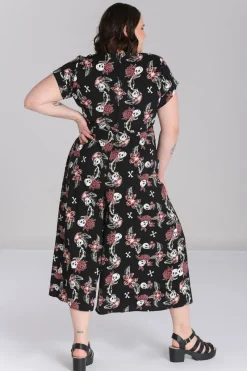 Hell Bunny Alani Jumpsuit Black/Red Online