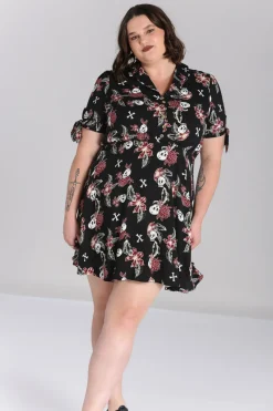 Hell Bunny Alani Mini Dress Black/Red Best