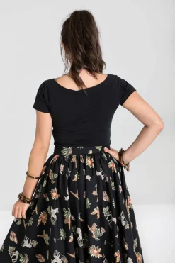 Hell Bunny Alex Top Black