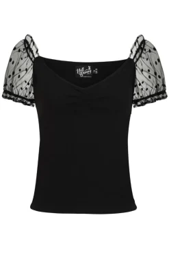 Hell Bunny Amandine Top Black Online