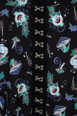 Hell Bunny Amanita Skirt Black Discount