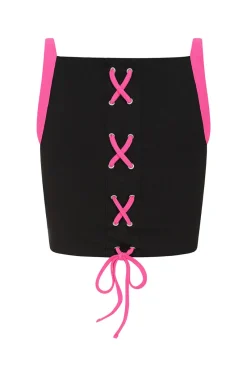 Hell Bunny Andromeda Crop Top Black Sale