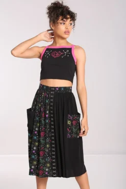 Hell Bunny Andromeda Mid Skirt Black Best