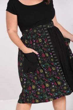 Hell Bunny Andromeda Mid Skirt Black Best