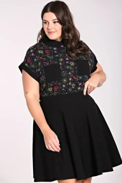 Hell Bunny Andromeda Shirt Black Best