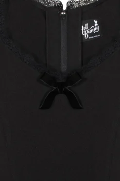 Hell Bunny Annette Dress Black Hot