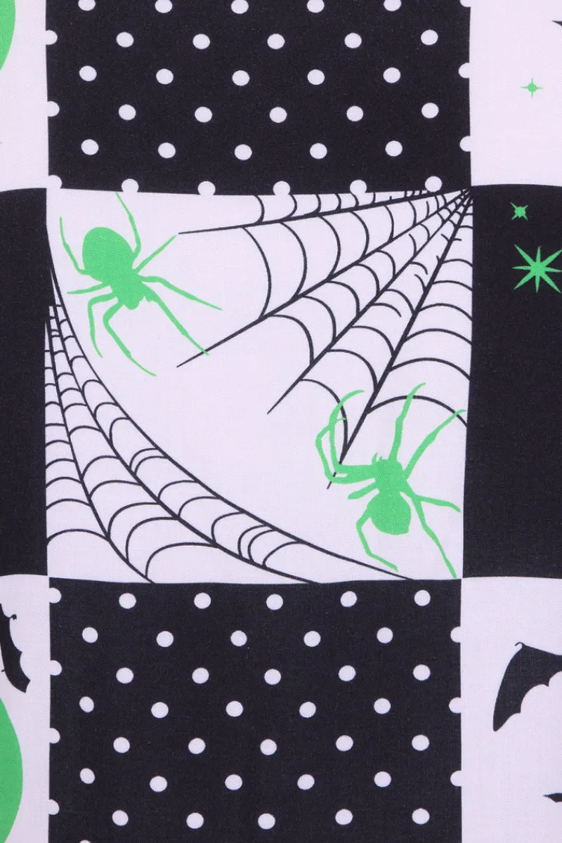 Hell Bunny Annie Blouse Black Clearance