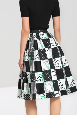 Hell Bunny Annie 50's Skirt Black Discount