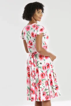 Hell Bunny Aquarelle Dress White