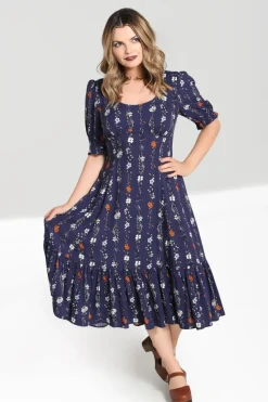 Hell Bunny Asta Maxi Dress Blue Best