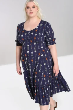 Hell Bunny Asta Maxi Dress Blue Best