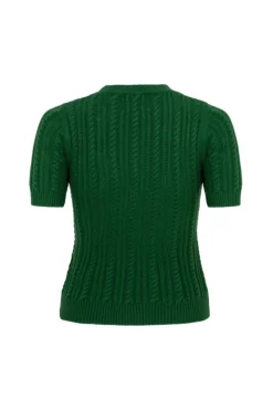 Hell Bunny Autumn Top Green Sale