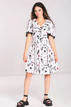 Hell Bunny Avery Dress White Outlet