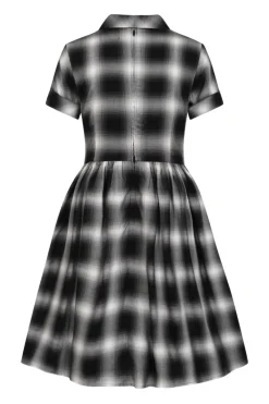 Hell Bunny Avril Mid Dress Grey Outlet