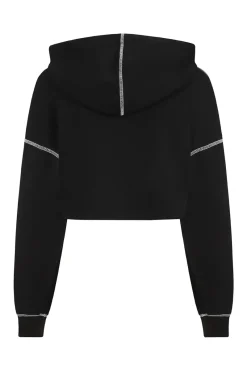 Hell Bunny Barbed Wire Hoodie Black Clearance