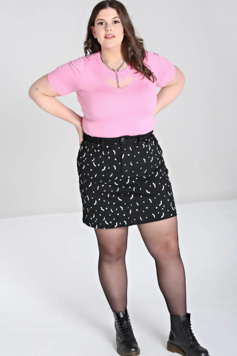 Hell Bunny Bat Mini Skirt Best