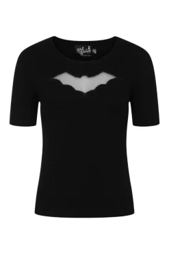 Hell Bunny Bat Top Black Best