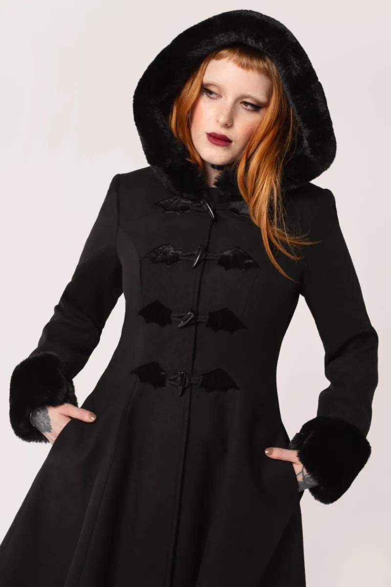Hell Bunny Batilda Coat Black