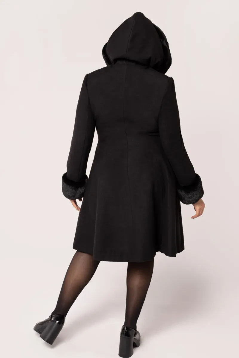 Hell Bunny Batilda Coat Black