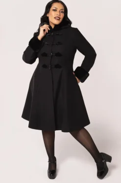 Hell Bunny Batilda Coat Black