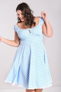 Hell Bunny BB 50's Dress Blue Sale