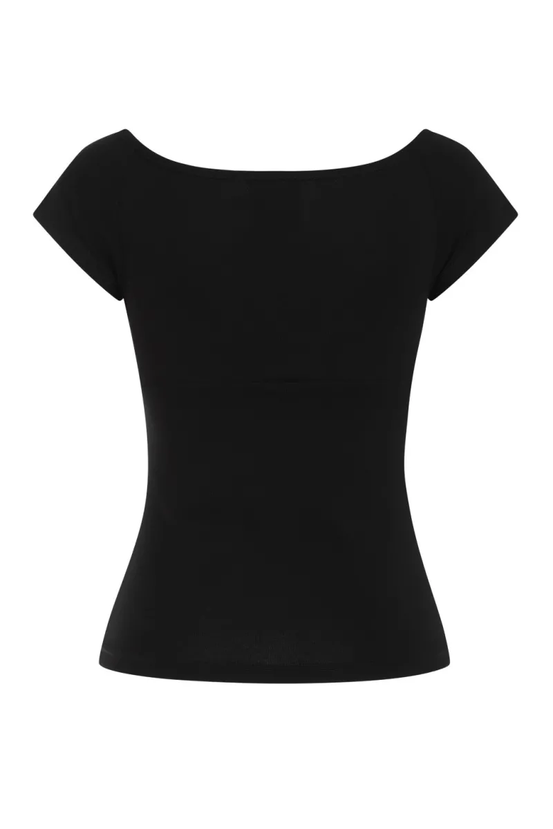 Hell Bunny Belladonna Top H Black Best