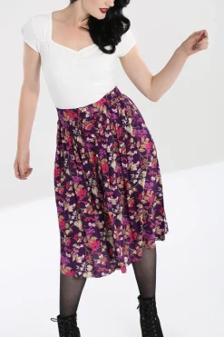 Hell Bunny Berry Crush Skirt Purple Online