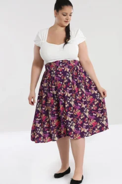 Hell Bunny Berry Crush Skirt Purple Online