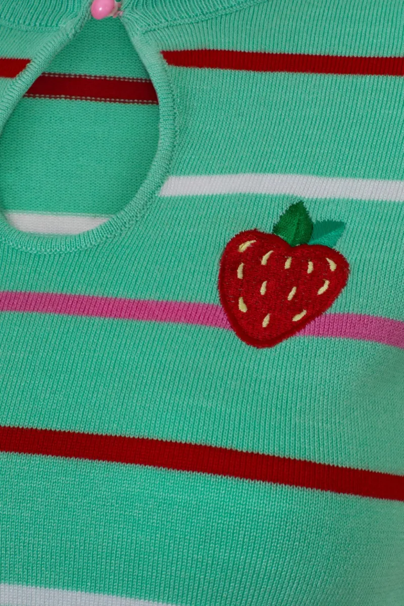 Hell Bunny Berry Cute Top Mint Discount
