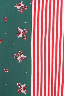 Hell Bunny Beth Oversized Shirt Green Sale