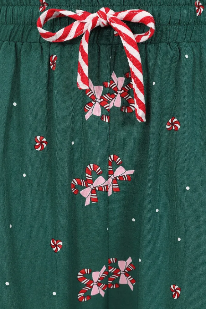 Hell Bunny Beth Shorts Green Clearance