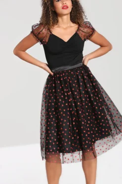 Hell Bunny Bianca Skirt Black Hot