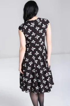 Hell Bunny Bobbie Midi Dress Black