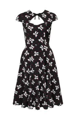 Hell Bunny Bobbie Midi Dress Black