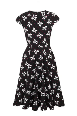 Hell Bunny Bobbie Midi Dress Black