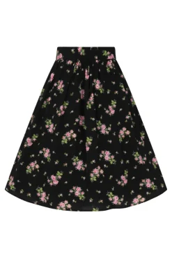 Hell Bunny Bobby Sue Skirt Black Discount
