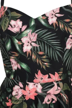 Hell Bunny Calypso Dress Black Hot