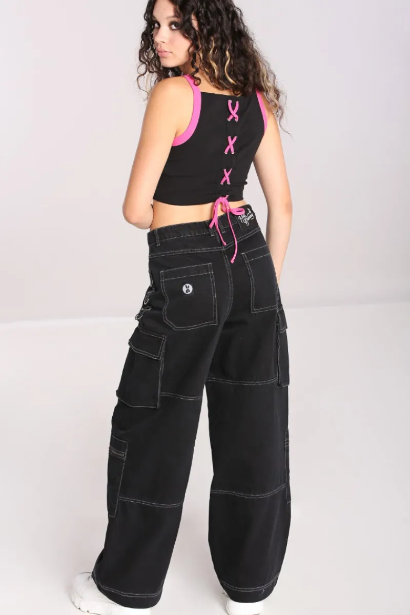 Hell Bunny Cameron Jeans Black Hot