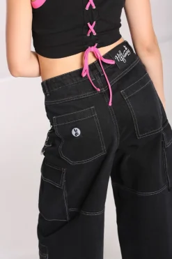 Hell Bunny Cameron Jeans Black Hot