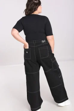 Hell Bunny Cameron Jeans Black Hot