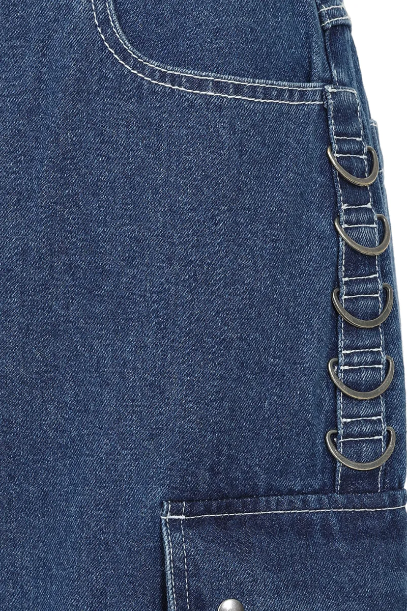 Hell Bunny Cameron Jeans Blue Clearance