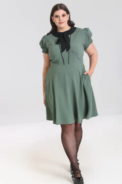Hell Bunny Catherine Mid Dress Green Online