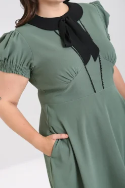 Hell Bunny Catherine Mid Dress Green Online