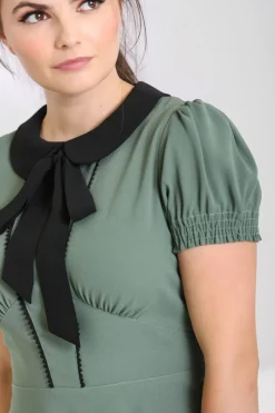 Hell Bunny Catherine Mid Dress Green Online