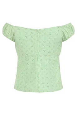 Hell Bunny Celia Top Mint Discount