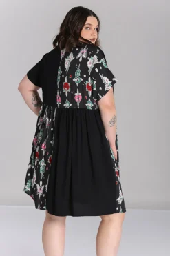 Hell Bunny Cersei Knee Dress Black